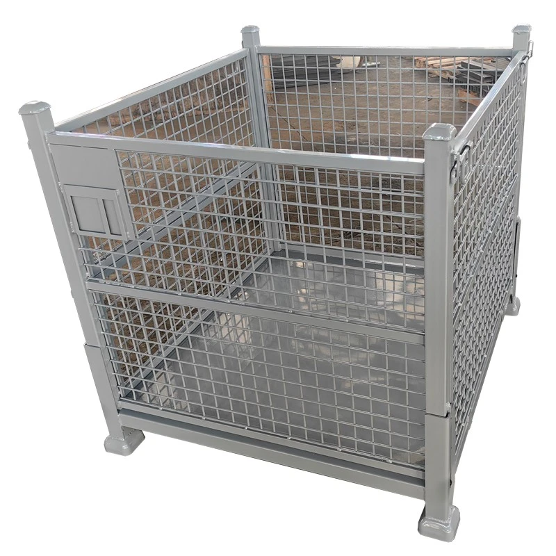 Metal Pallet Box With Steel Plate